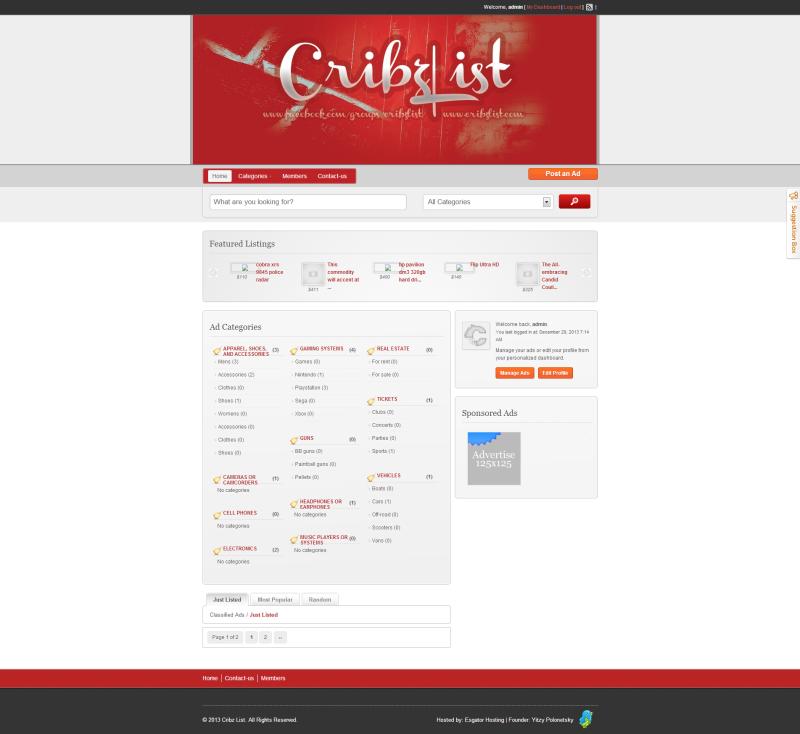 Cribzlist Screenshot